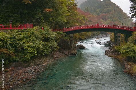 Shinkyo Bridge in Nikko, Japan Stock Photo | Adobe Stock