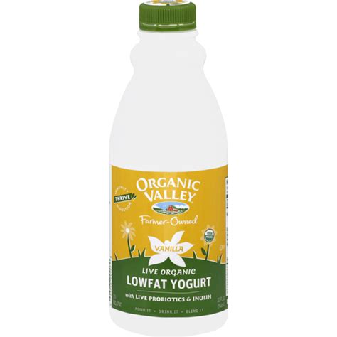 Organic Valley Yogurt Lowfat Live Organic Vanilla Shop Priceless Foods