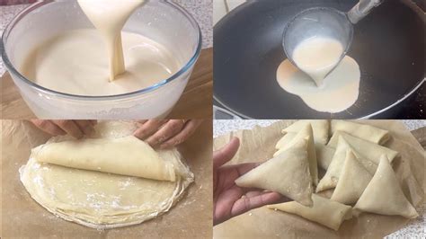 10 Minutes Recipe Easy Samosa And Roll Sheet With Liquid Dough No