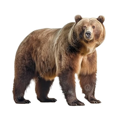 Bear Isolated On Transparent Background Bear Grizzly Animal Png