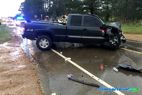 Three Vehicle Crash Sends Two To Local Hospital