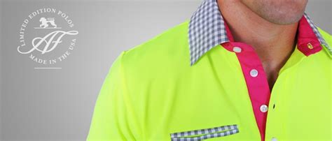 Brand New Neon Yellow Mens Golf Polo Shirt From Alial Fital Golf Polo Shirts Mens Tops Men