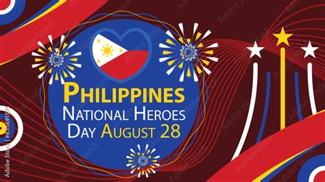 Philippines National Heroes Day vector banner design. Happy Philippines National Heroes Day ...