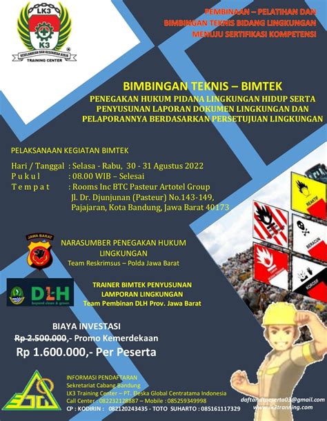 Bimtek Penyusunan Laporan Lingkungan Menuju Sertifikasi Bandung