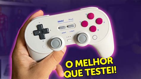 CONTROLE BOM E BARATO PARA PC SWITCH E BATOCERA 8BitDo Pro 2 Review