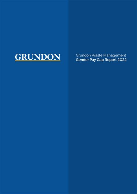 Gender Pay Gap Report Grundon