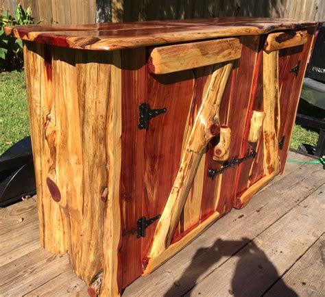 Cedar Cabinet Cabin Furniture Sawmill Projects Wood Projects