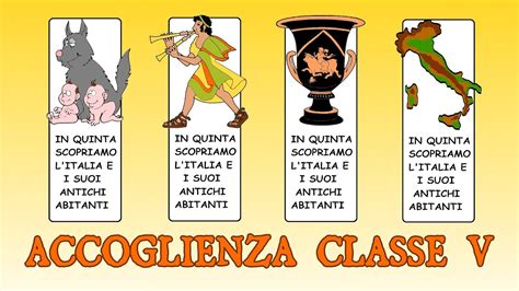 Accoglienza Classe Quinta Primaria Segnalibri Delle Antiche