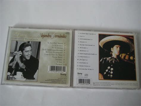 Alejandro Fernández Original Cds ~ Me Estoy Enamorando Mi Verdad Ebay