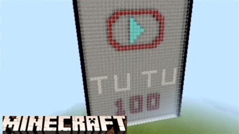 Minecraft Ganhei Minha Placa De 100 Inscritos Do YouTube No Minecraft