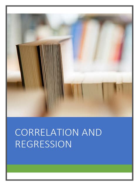 Ch 5 Correlation And Regression Pdf Linear Regression Statistics