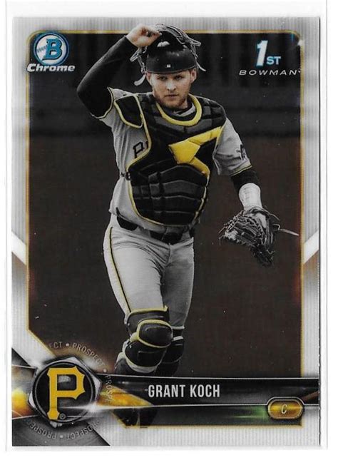 2018 BOWMAN CHROME DRAFT PROSPECT GRANT KOCH BDC 115 EBay