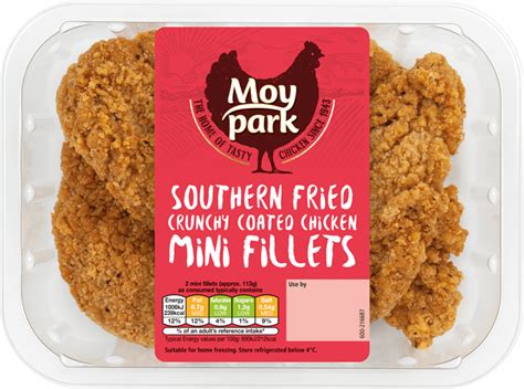 Southern Fried Chicken Mini Fillets Moy Park Chicken