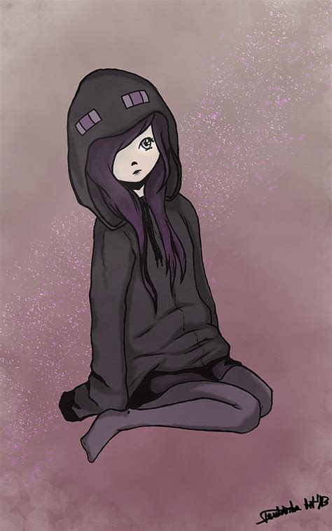 Enderman Girl By Ewiichan On Deviantart