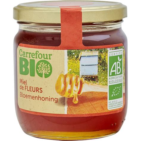 Miel De Fleurs Bio Carrefour Bio Le Pot De G Prix Carrefour