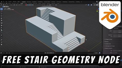 Blender Stair Geometry Node Available For Free YouTube