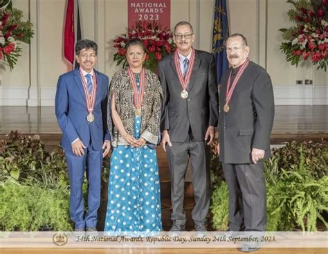 The National Awards Ceremony 2023 | The Office of the President of the Republic of Trinidad and ...