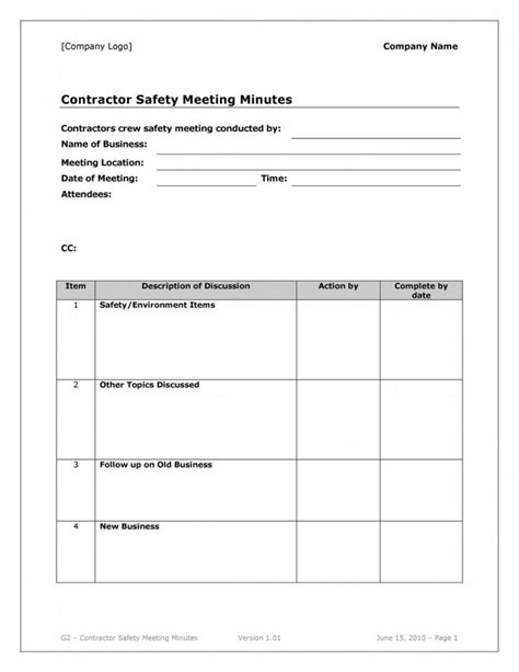 Download Meeting Minutes Template 08 | Meeting notes template, Meeting ...