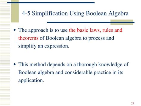 Boolean Algebra And Logic Simplification Ppt Download