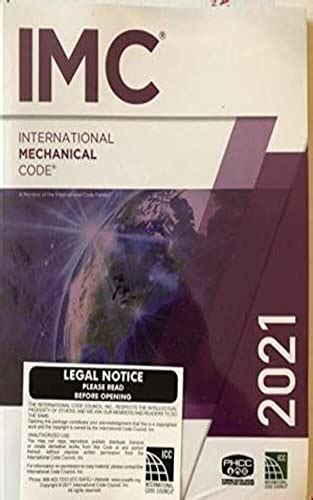 International Mechanical Code International Code Council Series