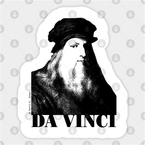 Leonardo Da Vinci Leonardo Da Vinci Sticker Teepublic