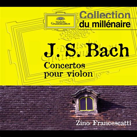 ‎bach Violin Concertos No 1 Bwv 1041 No 2 Bwv 1042 And No 3 Bwv 1043 Régis Pasquier 지노