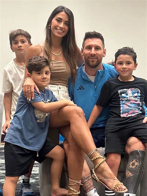 El Detalle En El Físico De Lionel Messi En Una Foto Familiar Que No Pasó Inadvertido La