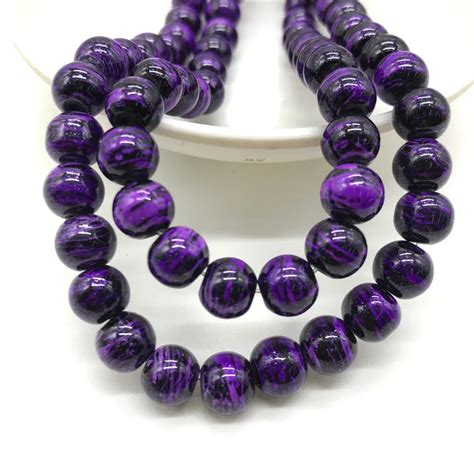 Buy Wholesale 6810mm Glass Beads Round Loose Spacer