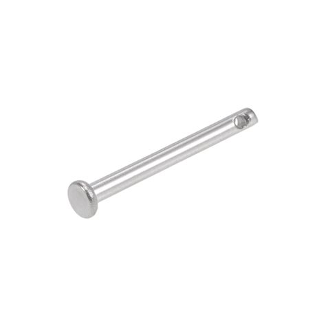 Uxcell Single Hole Clevis Pins Flat Head 304 Stainless Steel Link Hinge Pin 20pcs Harfington