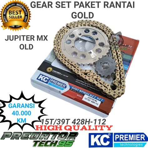 Jual Gear Set Gir Paket Model Sss Rantai Gold Kc Premiere Yamaha