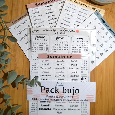 Bujo Stickers Etsy