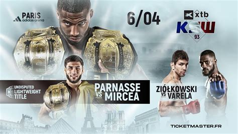 Ksw Parnasse Vs Mircea On Saturday April Th At P M Et