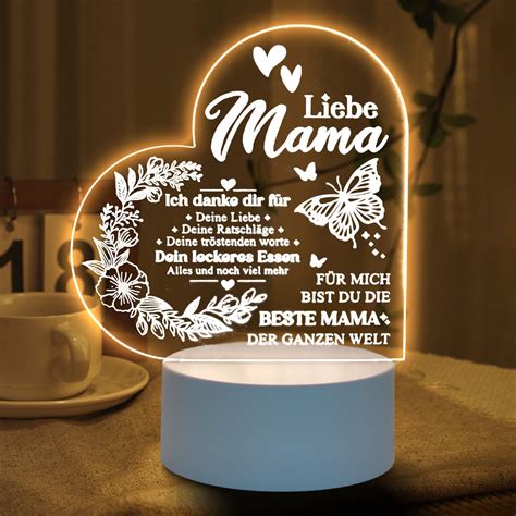 DJLLA Geschenke für Mama von Tochter und Sohn Mutter Geschenk Mama