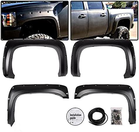 Amazon G Plus Fender Flares Compatible With Chevy Silverado