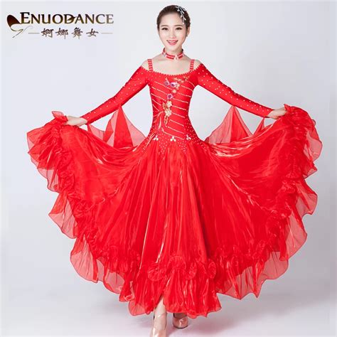 New Ballroom Dance Waltz Dresses Costumes Two Style Spandex Ballroom