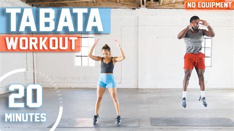 20 Minute Full Body Tabata Workout Strength HIIT Isometric Cardio