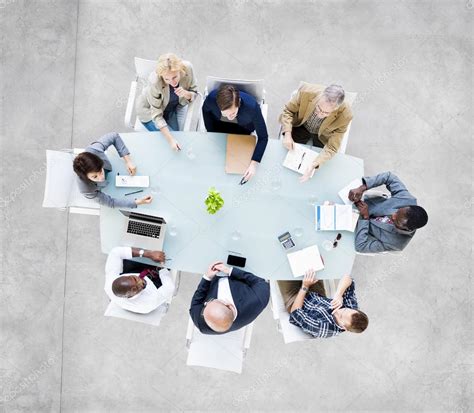 Business People Around Conference Table Stock Photo By Rawpixel