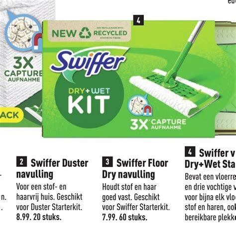 Swiffer Duster Navulling 20 Stuks Aanbieding Bij ALDI