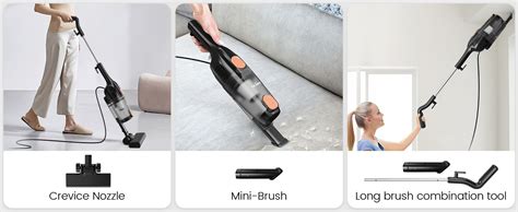 Sejoy Stick Vacuum Cleaner 3 In 1 Lightweight Corded Vac
