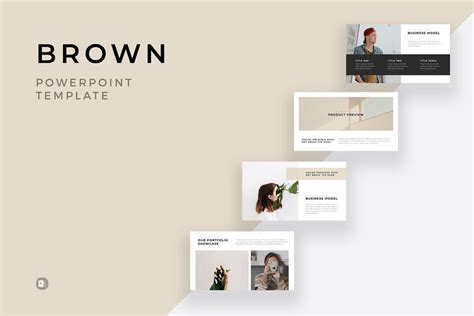 Brown Minimal Powerpoint Template Slidequest