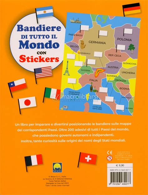 Bandiere di Tutto il Mondo con Stickers — Libro di Adrián Zahlut