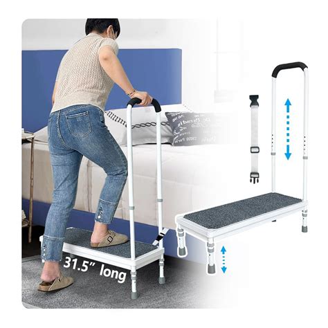 Medical Step Stool With Handle For Elderly Seniors Safety Stepping