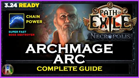 PoE 3 24 ARCHMAGE ARC HIEROPHANT COMPLETE GUIDE PATH OF EXILE