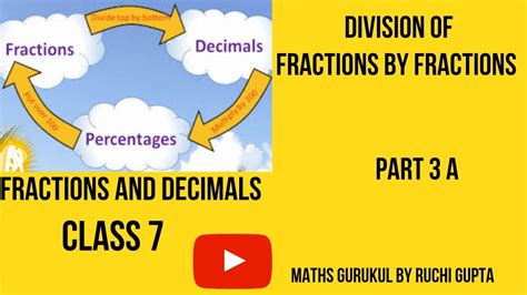 How To Divide Fractions By Fractions Division Of Fraction By Fraction