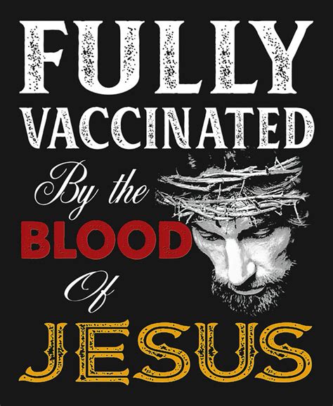 Christian Fully Vaccinated By The Blood Of Jesus Painting By Christian