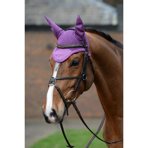 Weatherbeeta Prime Ear Bonnet Violet