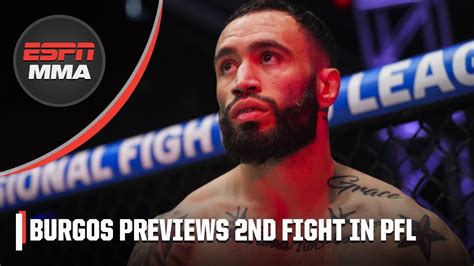 Shane Burgos Says Hes Embracing All The Pressure In The World In