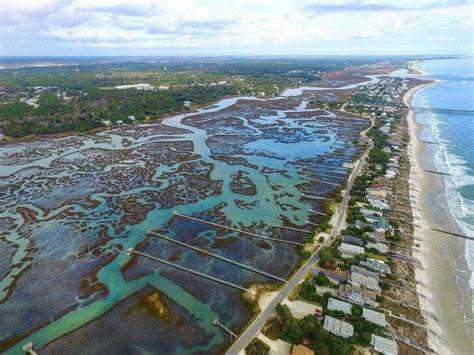 Pawleys Island Aerial Shot Hammock Coast