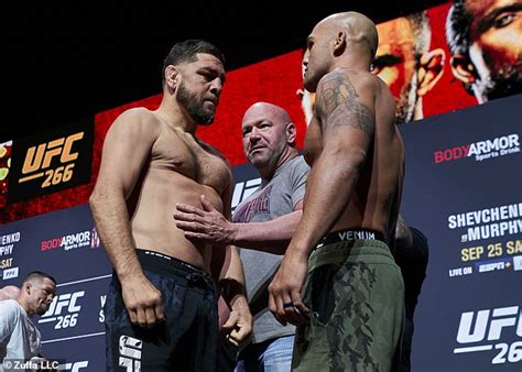 Nick Diaz And Robbie Lawler Face Off For Final Time Ahead Of Ufc