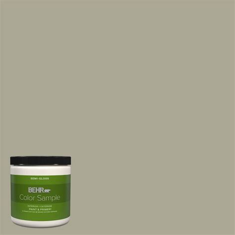 BEHR PREMIUM PLUS 8 Oz N350 4 Jungle Camouflage Semi Gloss Interior